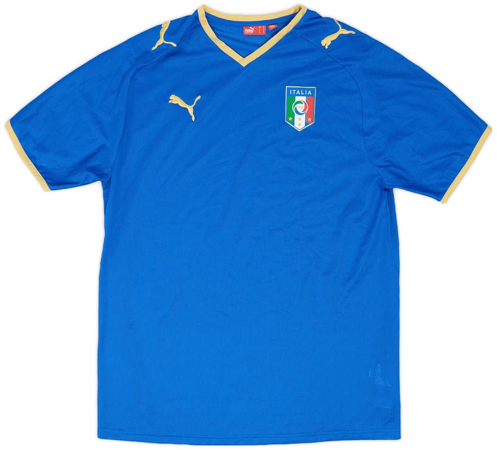 2007-08 Italy Home Shirt - 9/10 - (M)