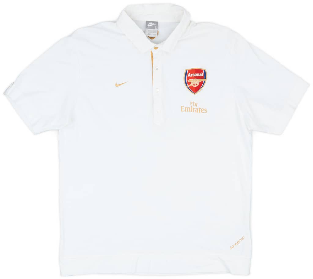2007-08 Arsenal Nike Polo Shirt - 8/10 - (L)