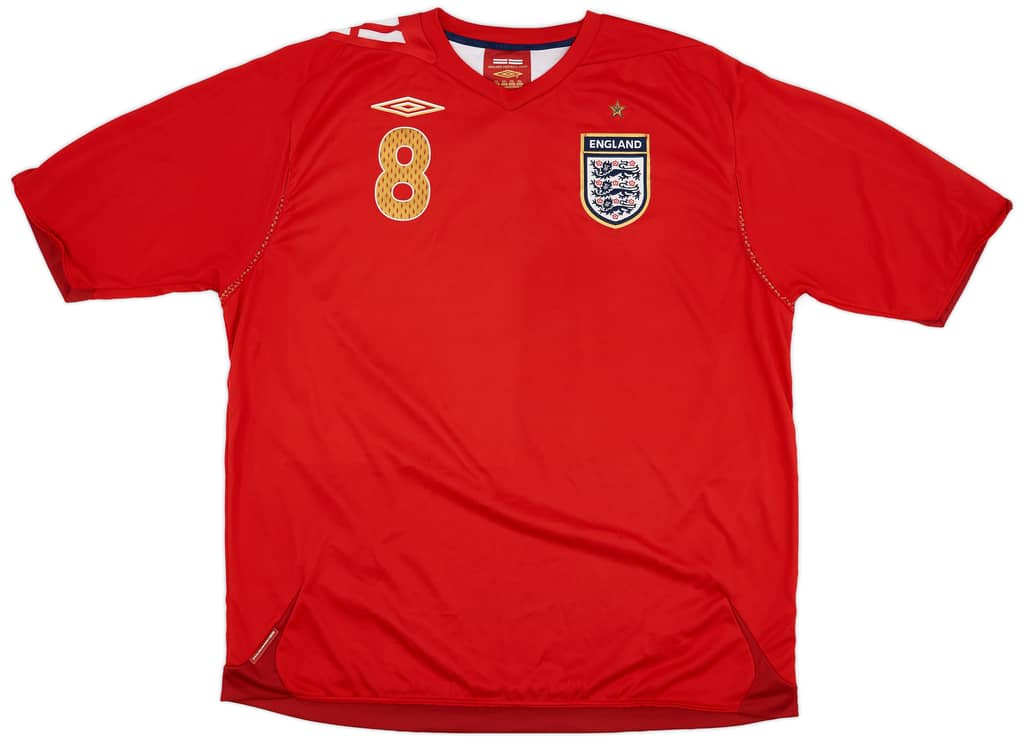 2006-08 England Away Shirt Lampard #8 - 6/10 - (XXL)