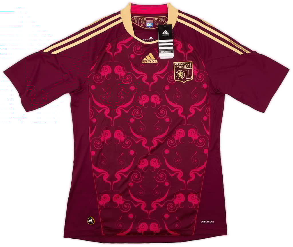 2010-11 Lyon Away Shirt Lisandro #9 (M)