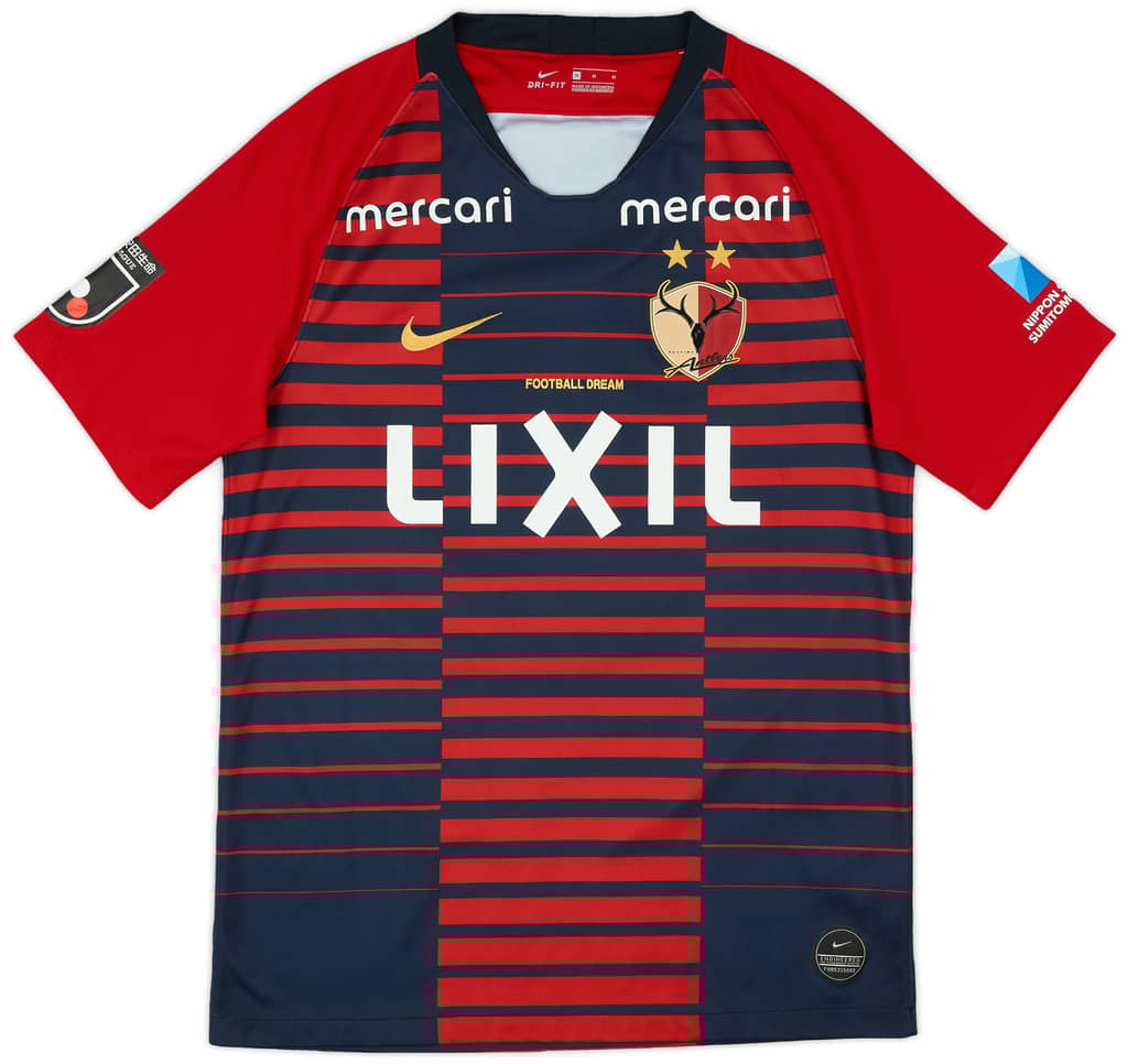 2019 Kashima Antlers Home Shirt Shoma #8 - 8/10 - (M)