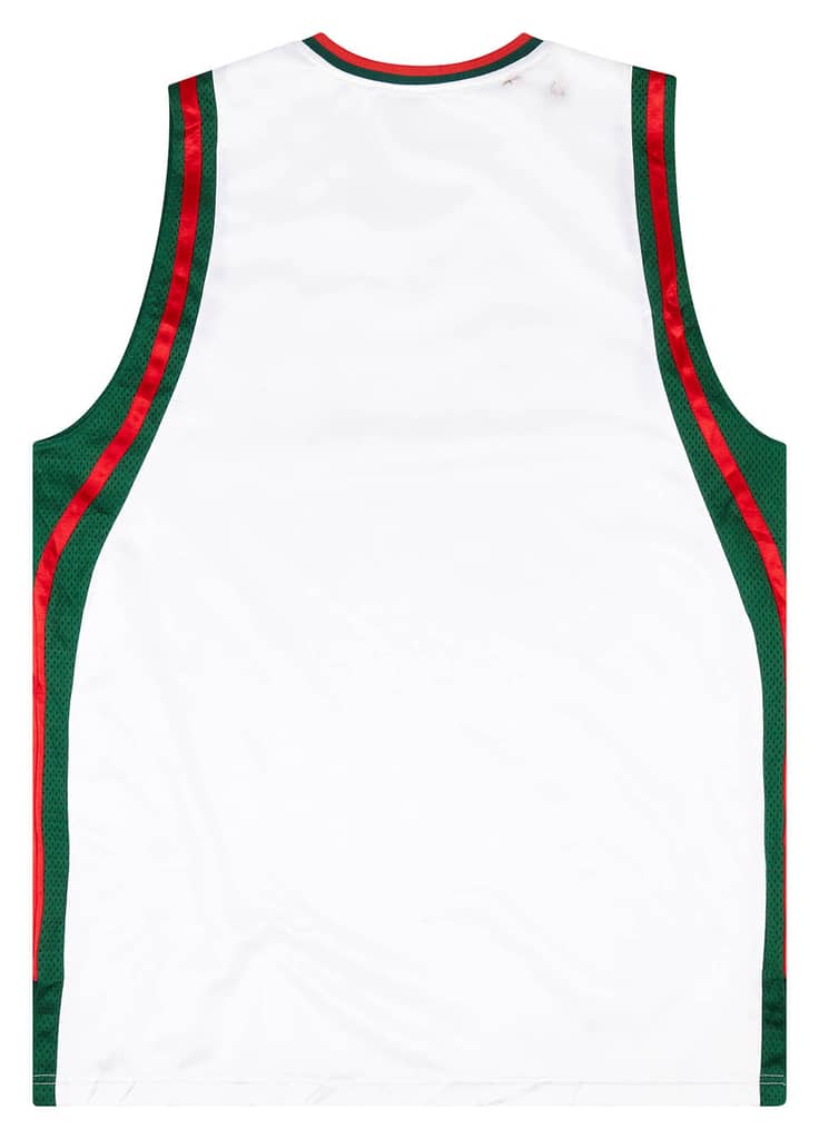 2006-10 Authentic Milwaukee Bucks adidas Jersey (Home) L
