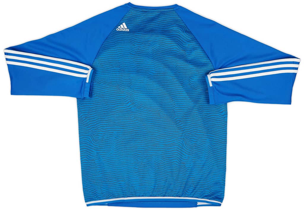 2015-16 Olympique Marseille adidas Sweat Top - 9/10 - (M)