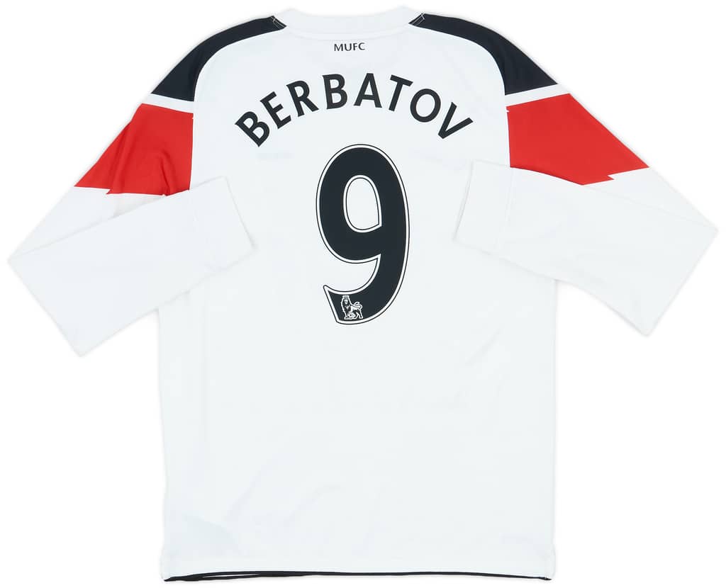 2010-12 Manchester United Away L/S Shirt Berbatov #9 - 6/10 - (M)