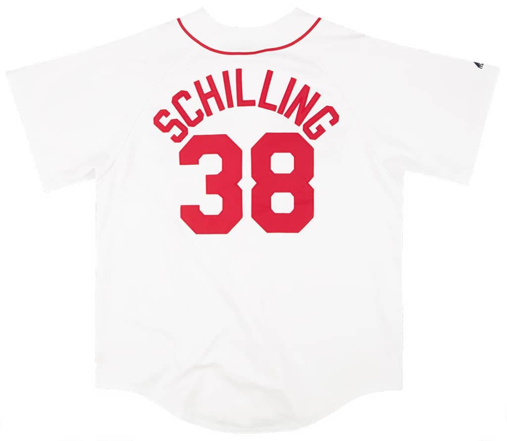 2004-07 Boston Red Sox Schilling #38 Majestic Jersey (Home) XL