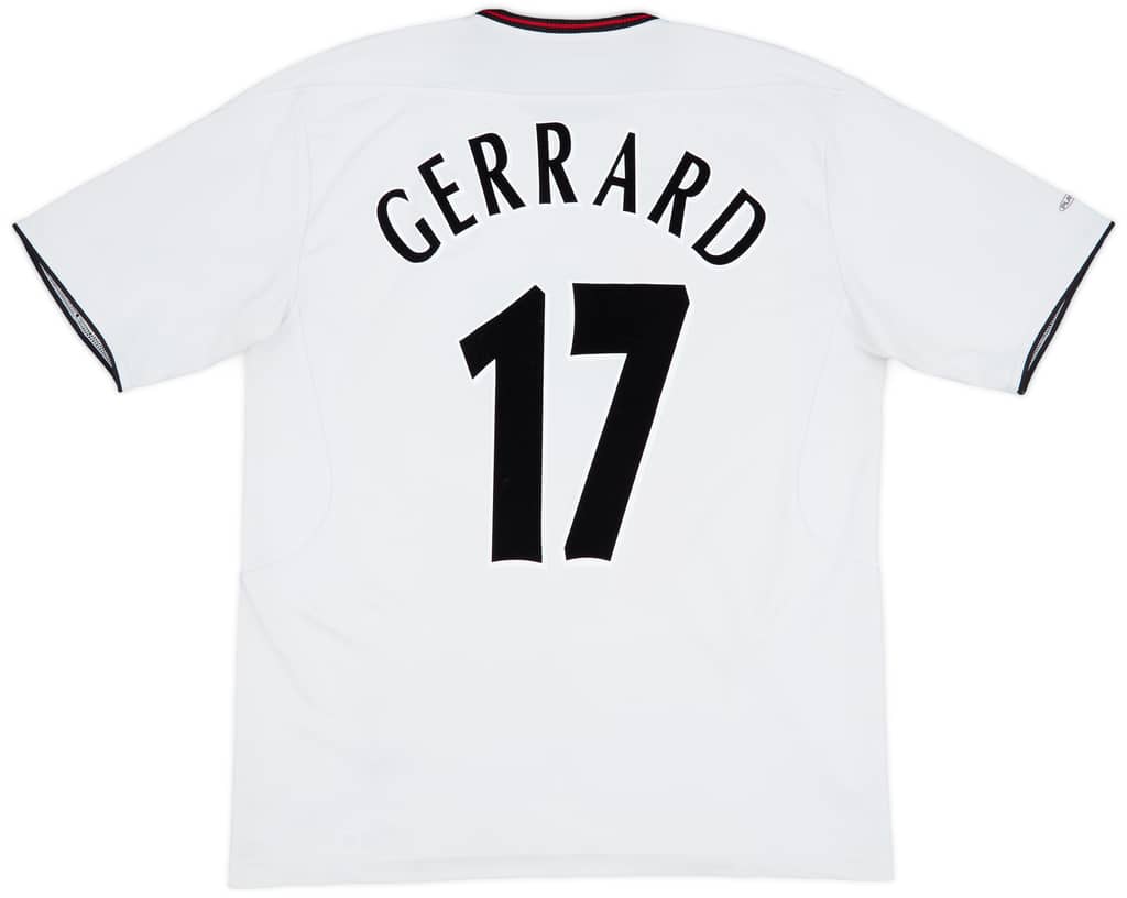 2003-04 Liverpool Away Shirt Gerrard #17 - 5/10 - (L)