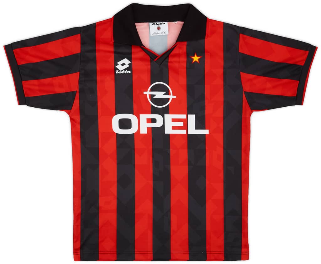 1994-95 AC Milan Home Shirt - 8/10 - (M)