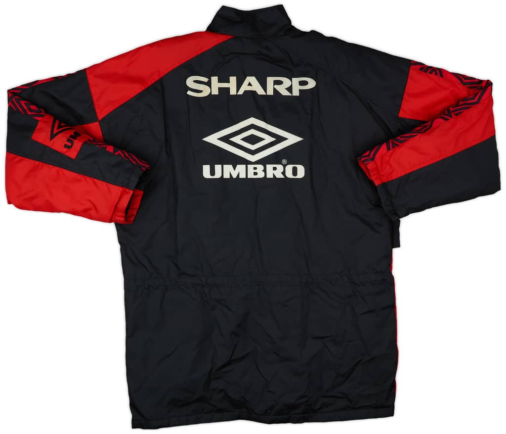 1995-97 Manchester United Umbro Padded Bench Coat - 9/10 - (M)