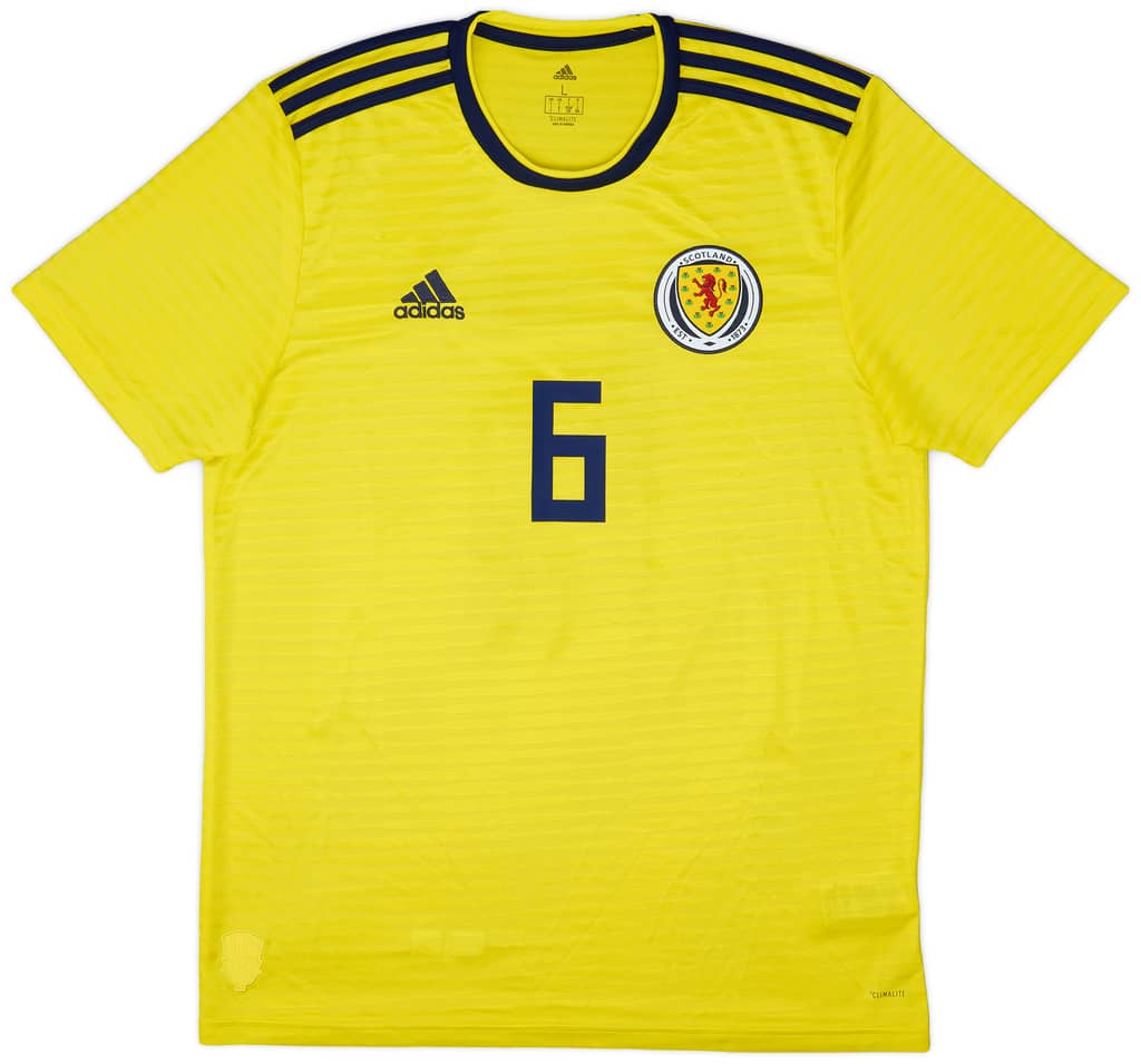 2017-18 Scotland Away Shirt #6 - 9/10 -  (L)