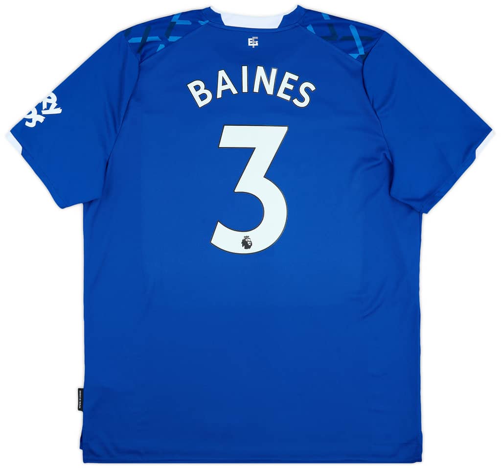 2019-20 Everton Home Shirt Baines #3 - 9/10 - (XXL)