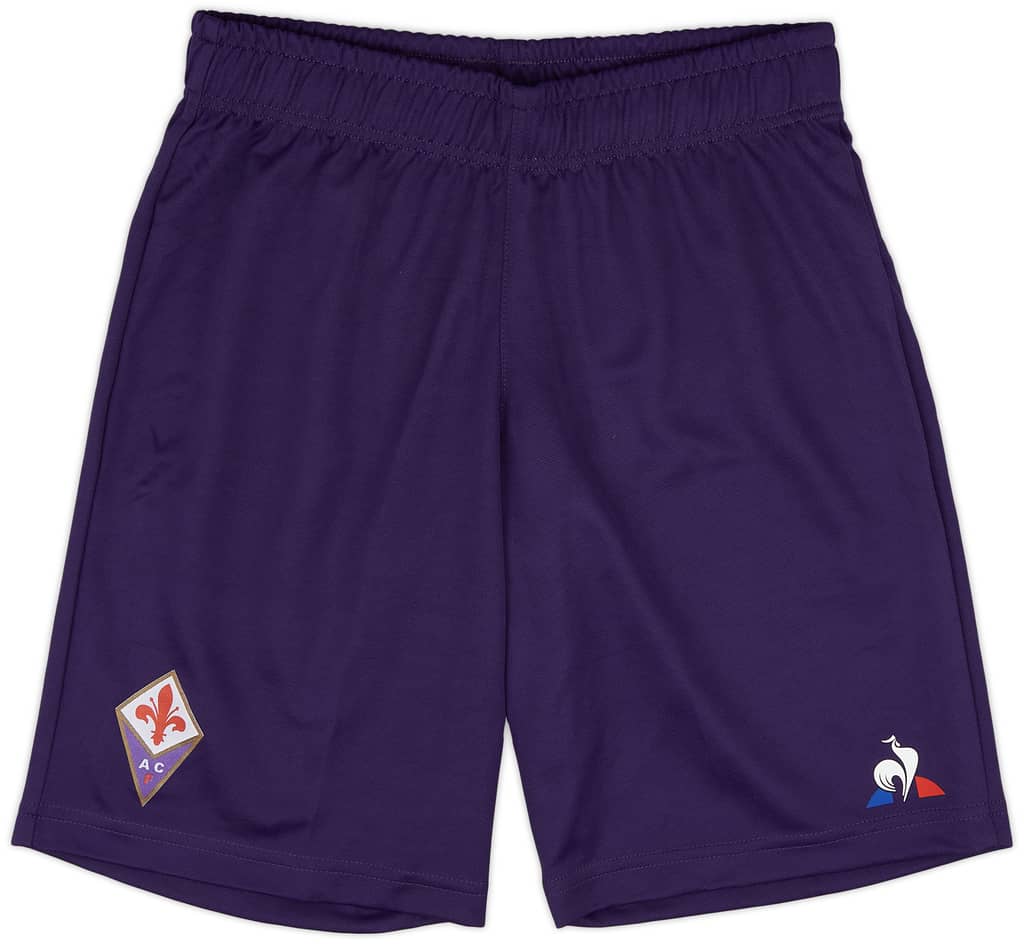 2018-19 Fiorentina Authentic Home Shorts - As New - (S)