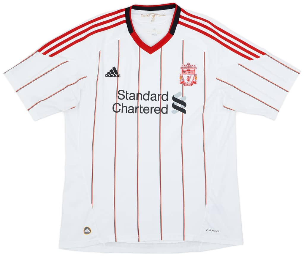 2010-11 Liverpool Away Shirt Gerrard #8 - 7/10 - (XL)