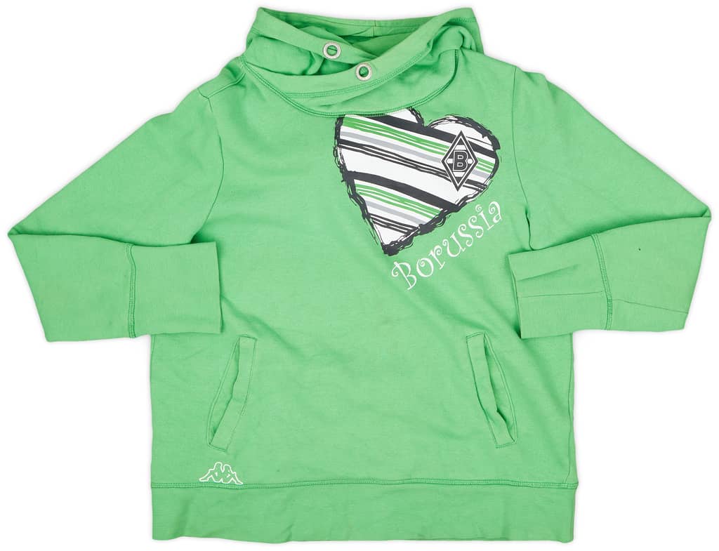 2015-16 Borussia Monchengladbach Kappa Hooded Sweat Top - 6/10 - (Women's L)