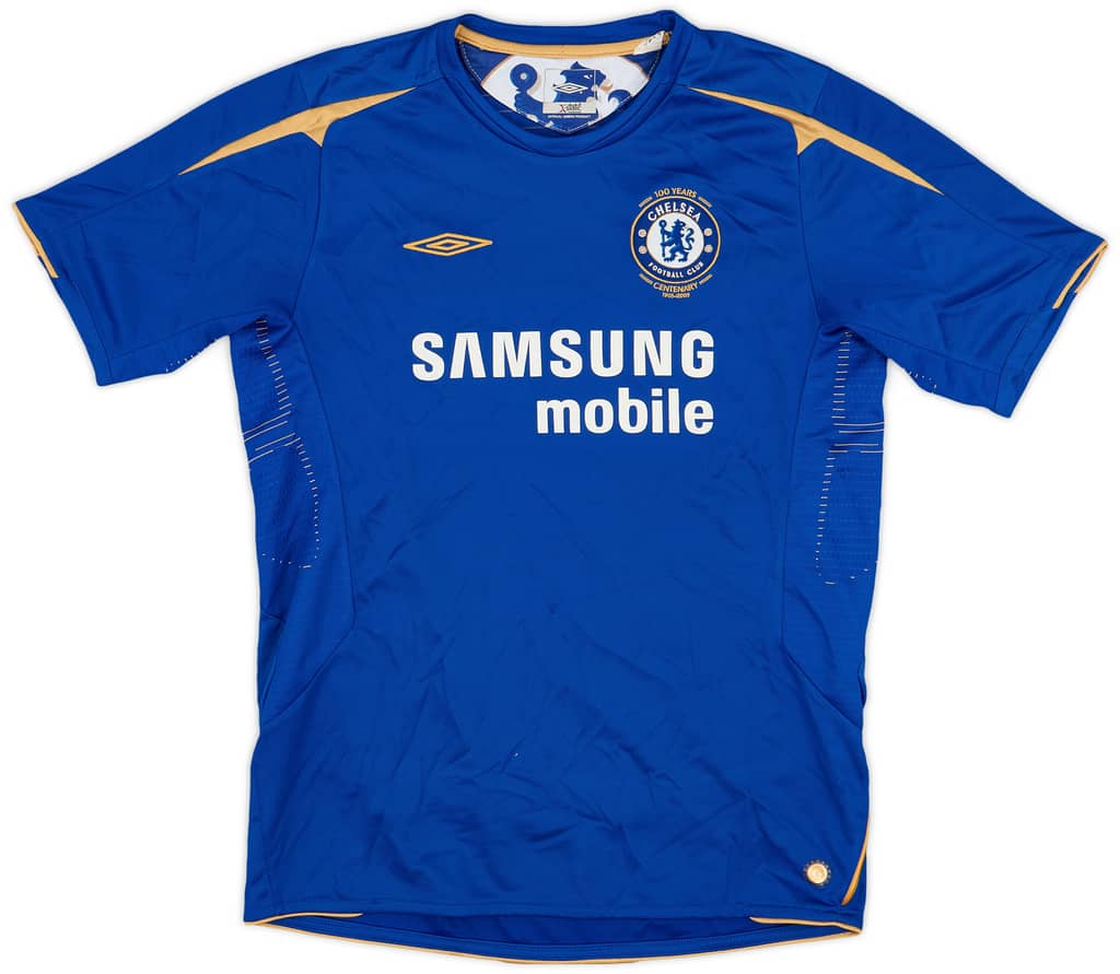 2005-06 Chelsea Centenary Home Shirt - 9/10 - (XL.Boys)