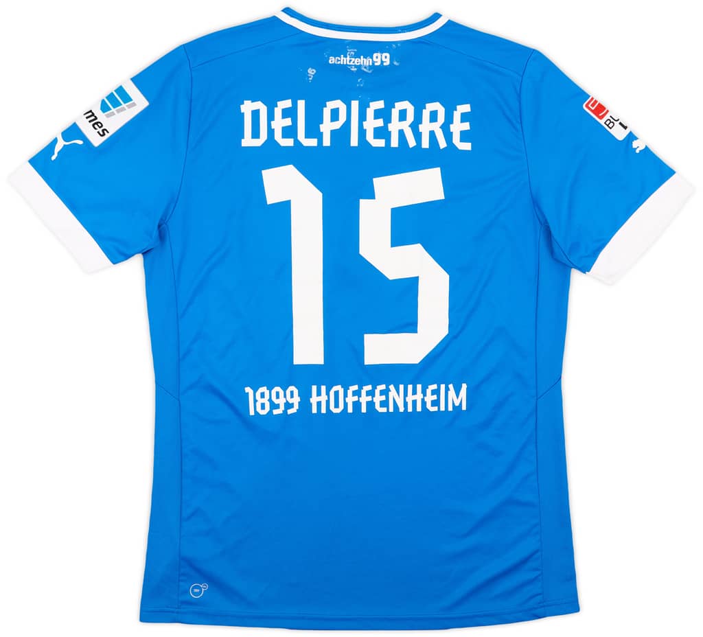 2012-13 TSG Hoffenheim Match Issue Home Shirt Delpierre #15