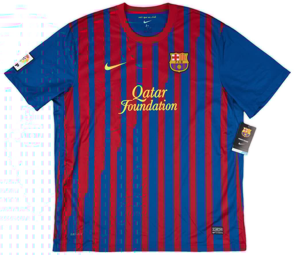 2011-12 Barcelona Home Shirt Messi #10 (XXL)