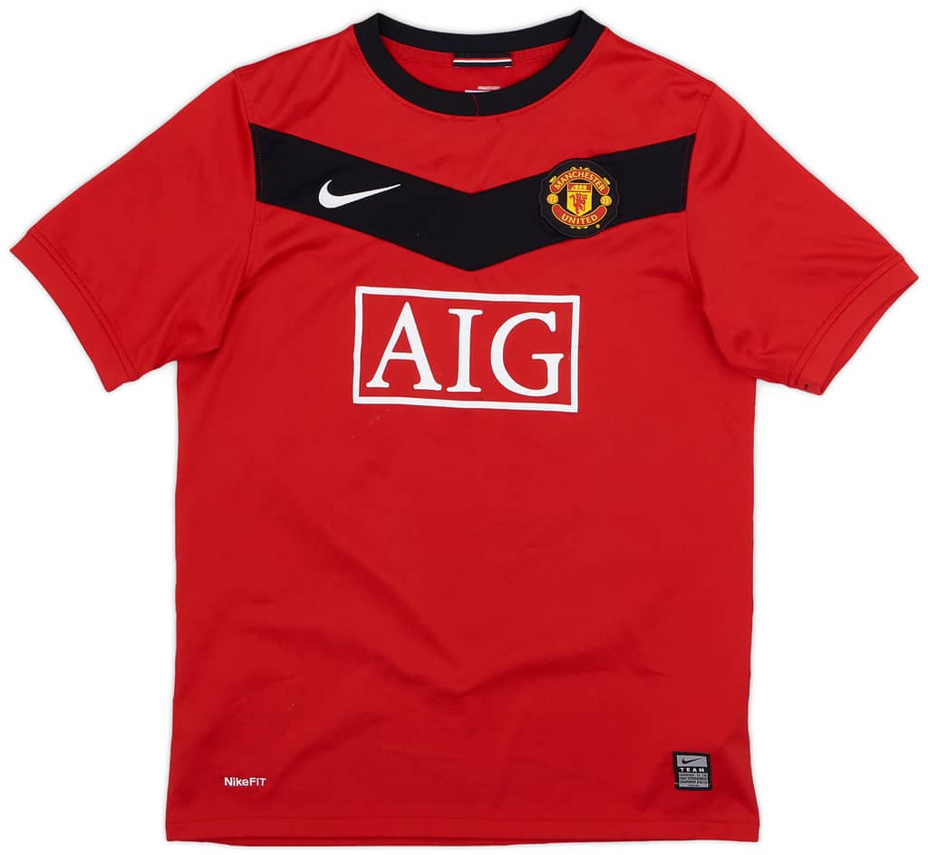 2009-10 Manchester United Home Shirt - 7/10 - (L.Boys)