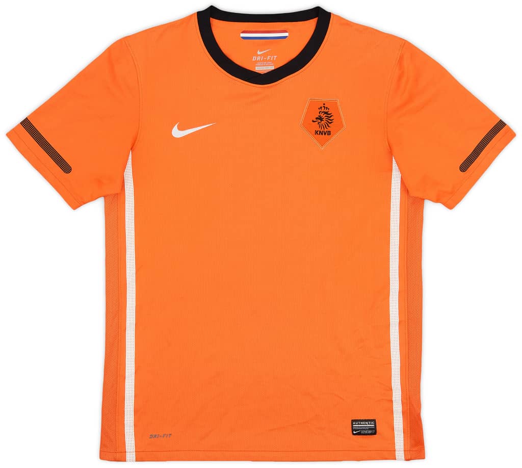 2010-11 Netherlands Home Shirt - 7/10 - (XL.Boys)