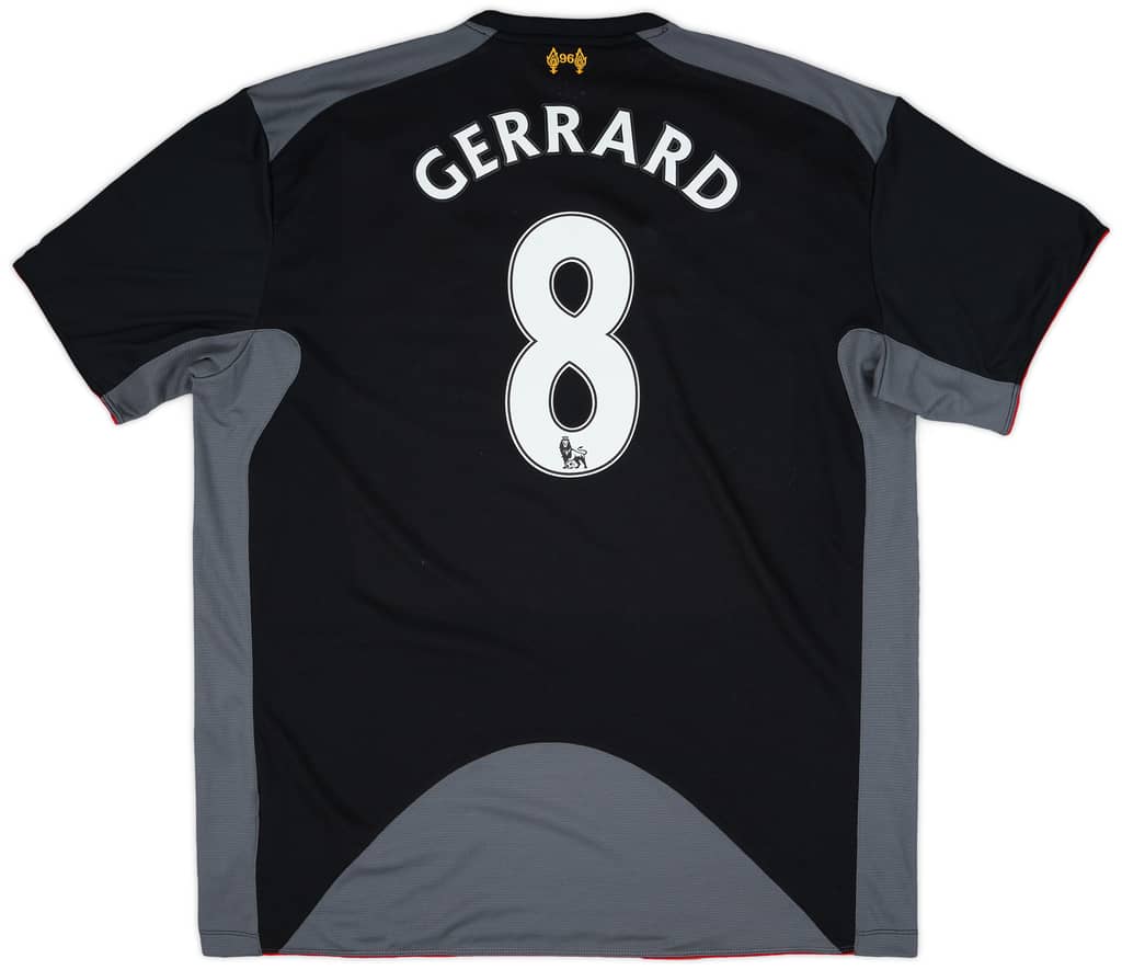 2012-13 Liverpool Away Shirt Gerrard #8 - 9/10 - (3XL)