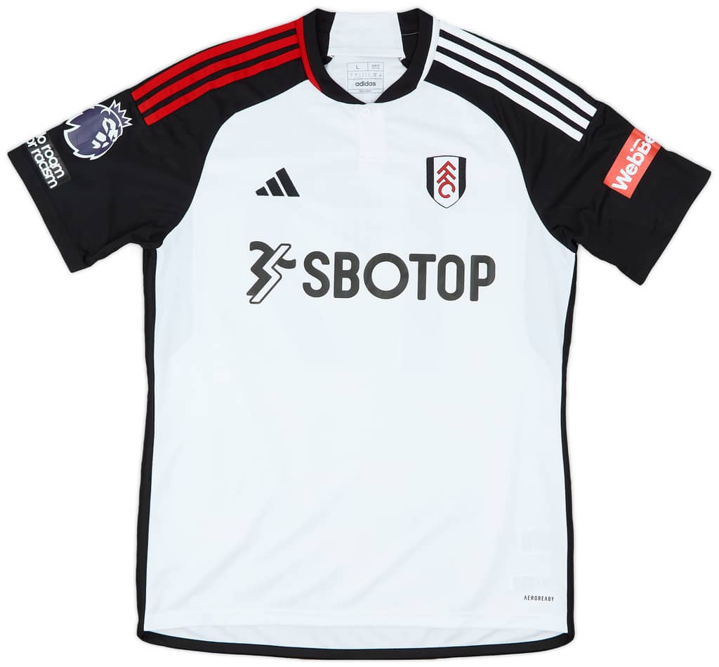 2023-24 Fulham Match Issue Home Shirt Muniz #19