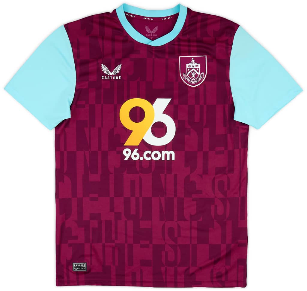 2024-25 Burnley Player Issue Home Shirt Leuluai #84 (M)