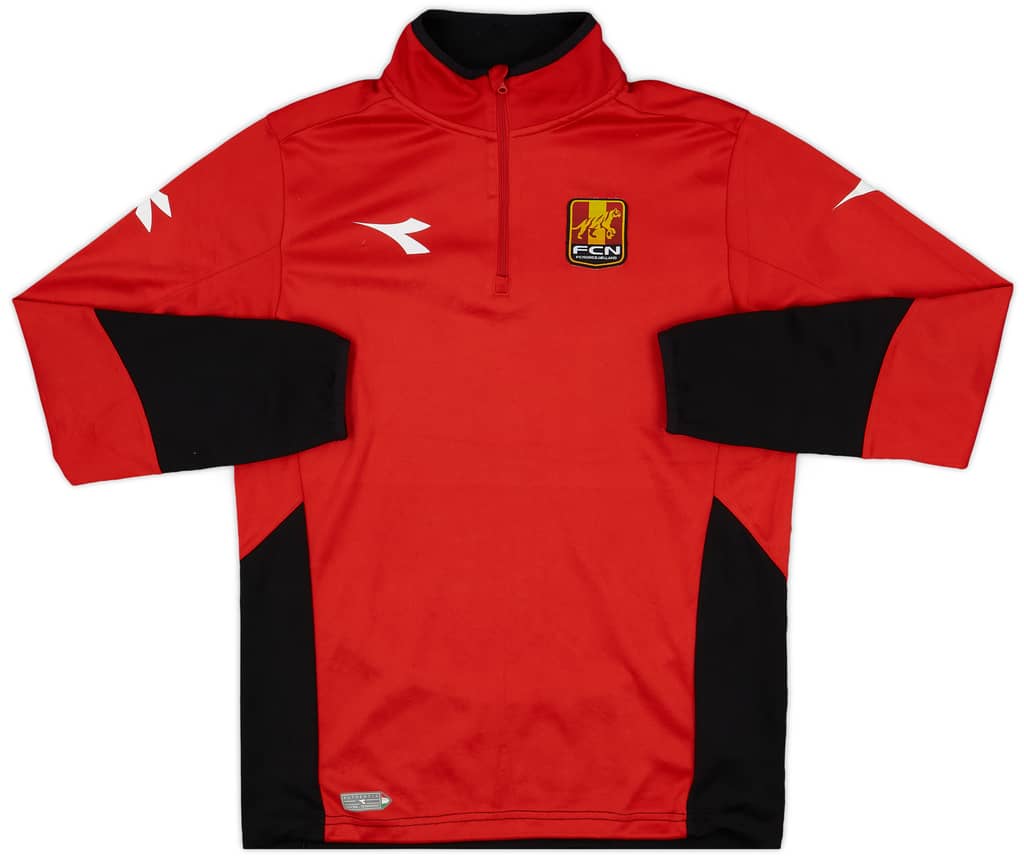 2018-19 FC Nordsjaelland Diadora 1/4 Zip Drill Top - 8/10 - (M)