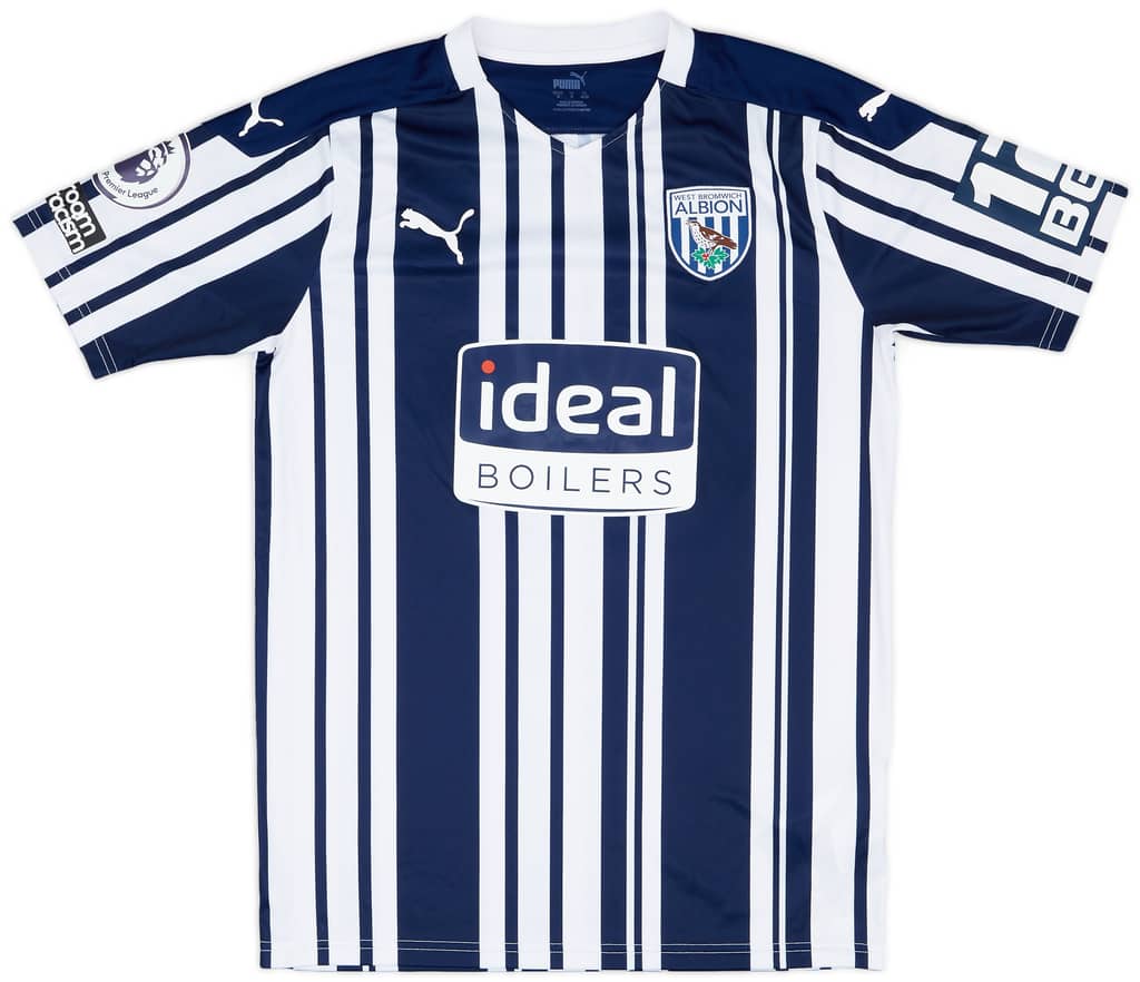 2020-21 West Brom Match Issue Home Shirt Grant #29