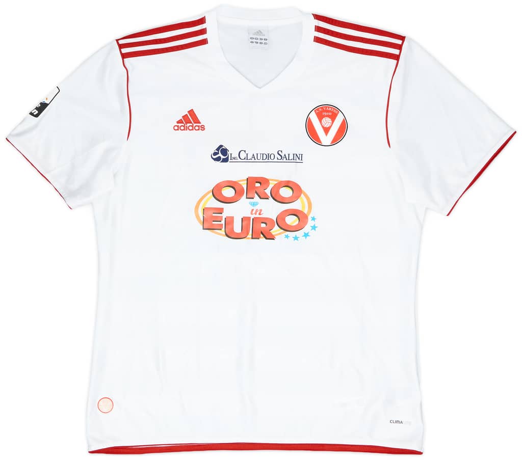 2011-12 Varese Match Issue Away Shirt Cazzola #17