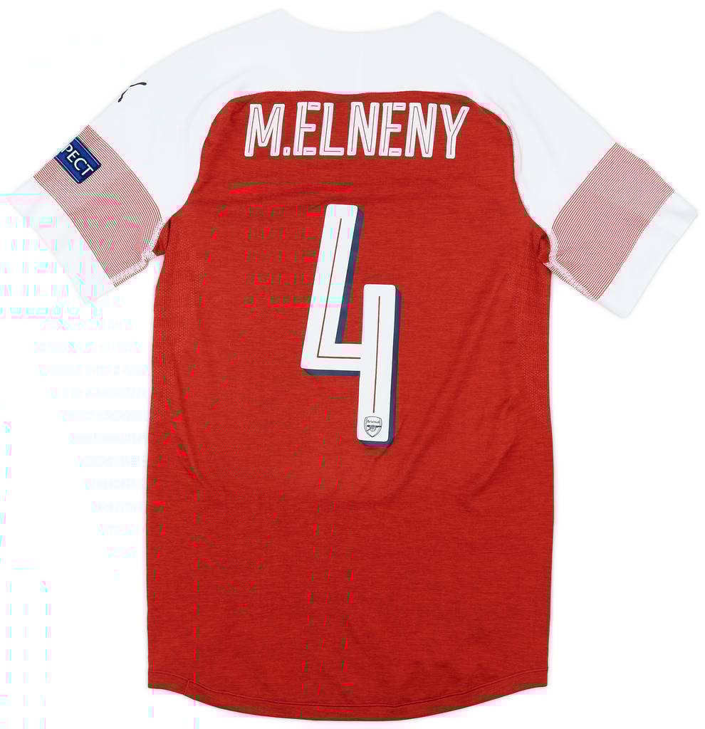 2019 Arsenal Match Issue Europa League Final Home Shirt M. Elneny #4