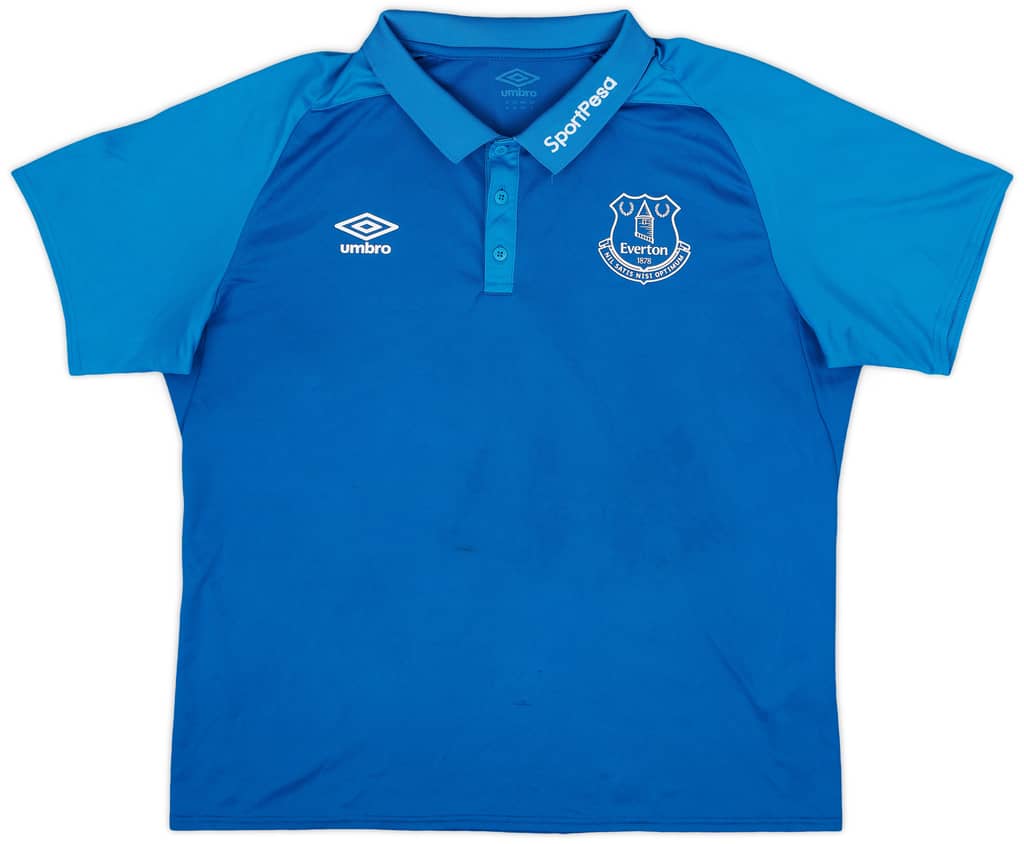 2019-20 Everton Umbro Polo Shirt - 6/10 - (XL)
