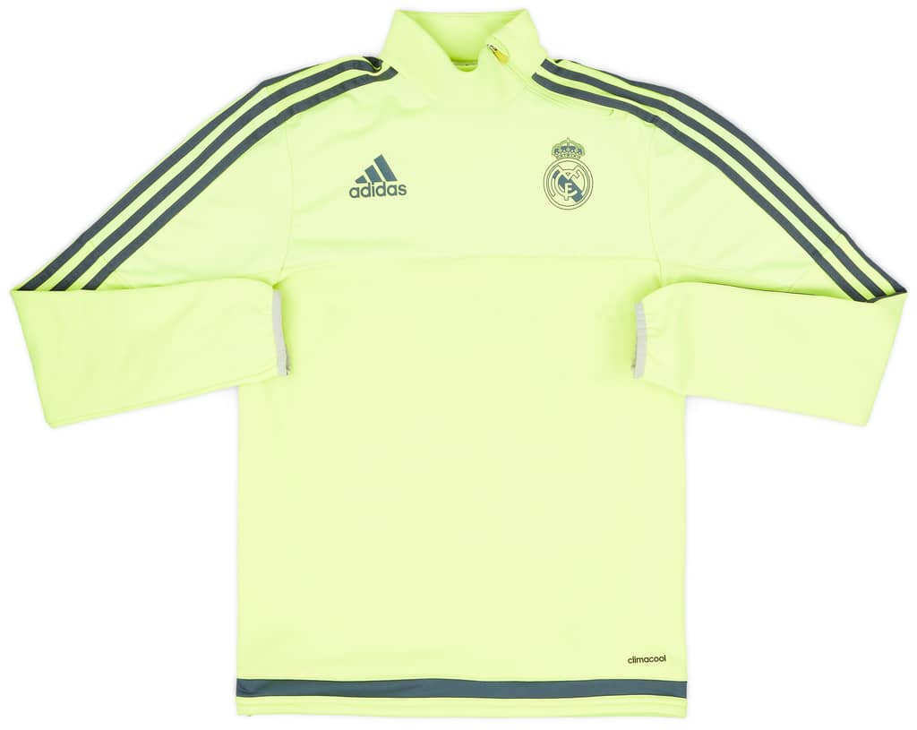 2015-16 Real Madrid adidas 1/4 Zip Drill Top - 5/10 - (XS)