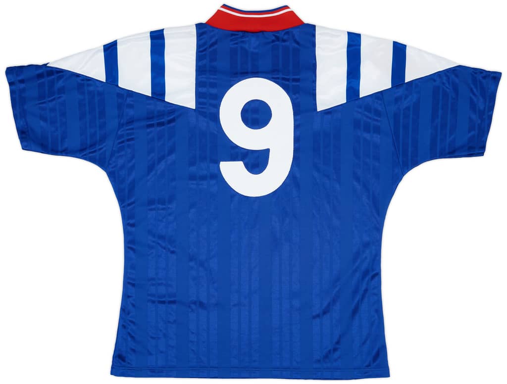 1992-94 Rangers Home Shirt #9 (McCoist) - 9/10 - (L/XL)