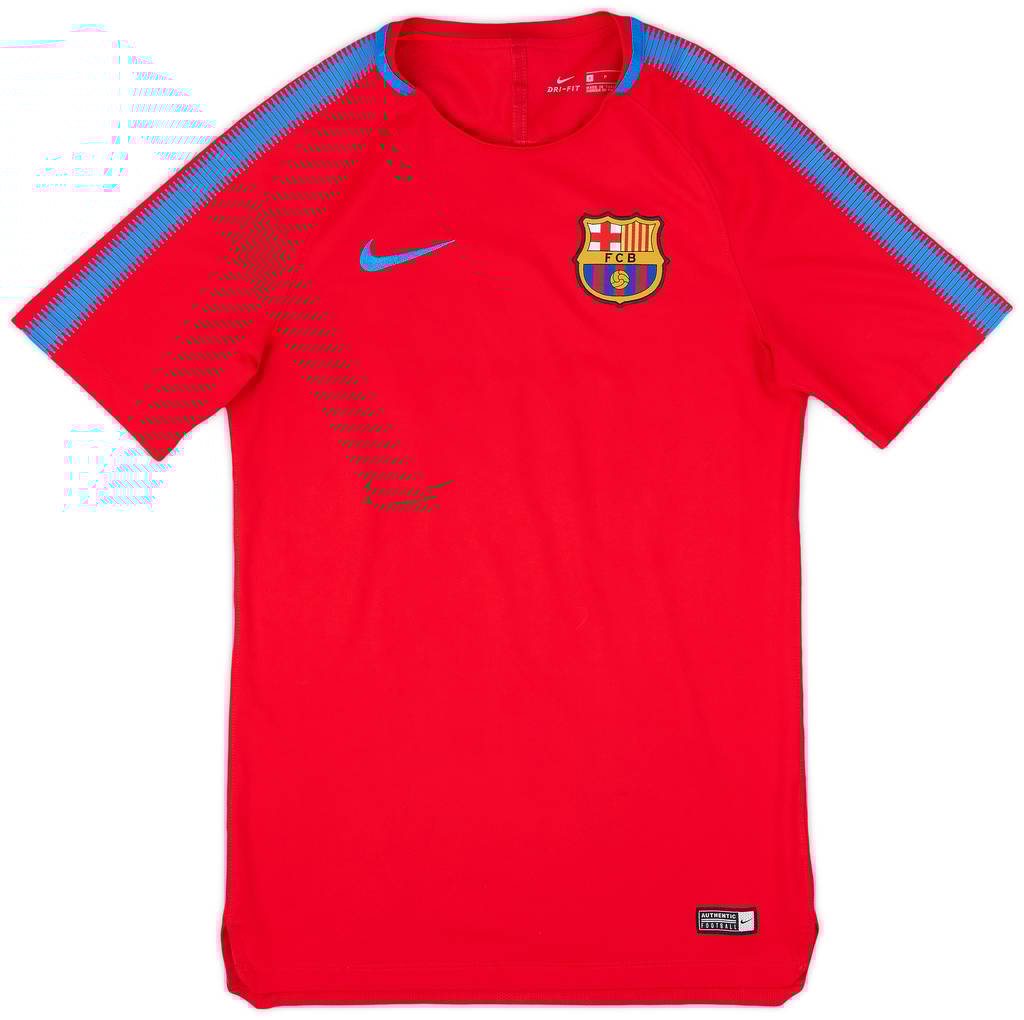 2017-18 Barcelona Nike Training Shirt - 8/10 - (S)