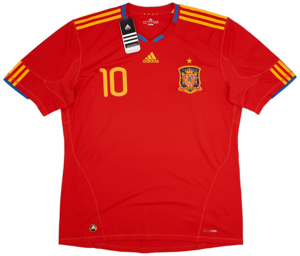 2009-10 Spain Home Shirt Fabregas #10 (XXL)