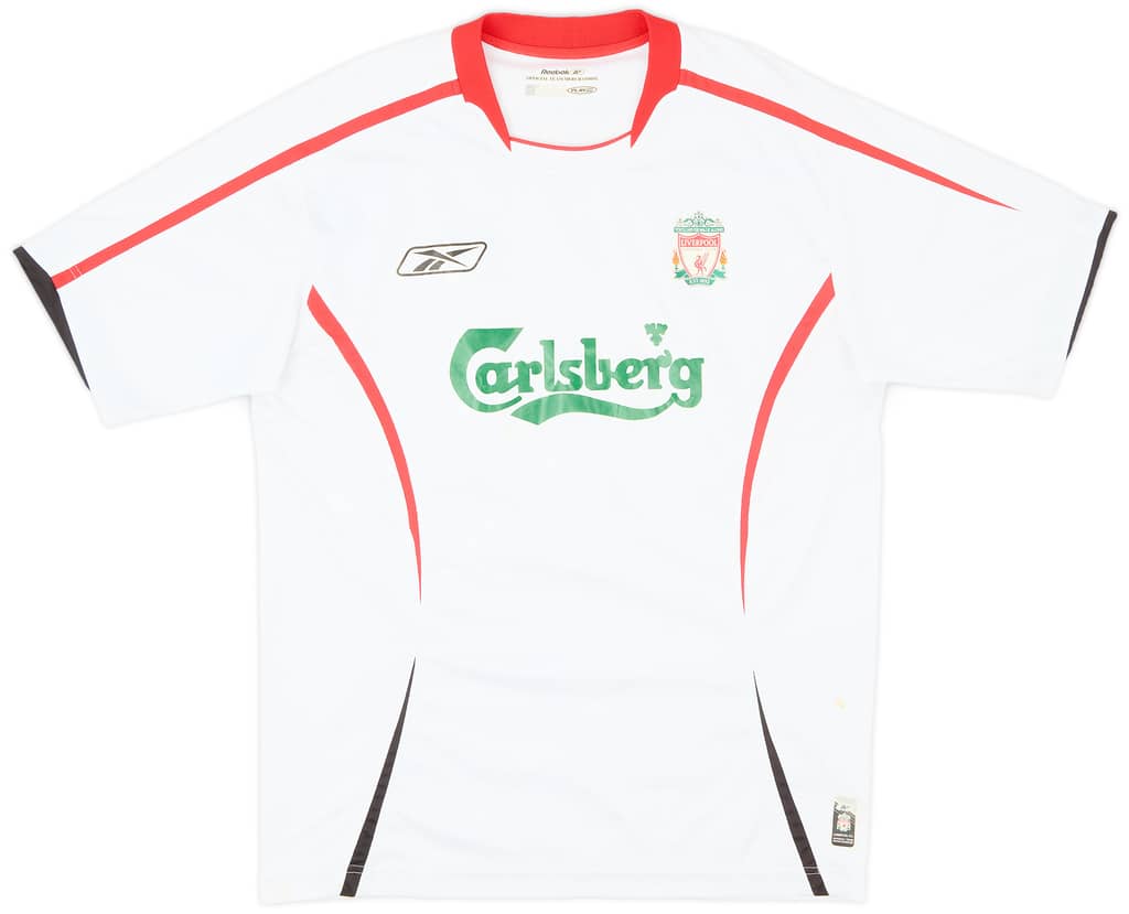 2005-06 Liverpool Away Shirt Fowler #11 - 6/10 - (XXL)