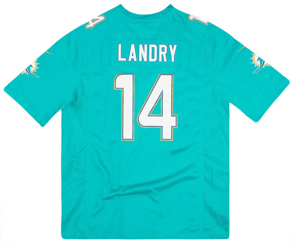 2014-17 Miami Dolphins Landry #14 Nike Game Jersey (Home) Y