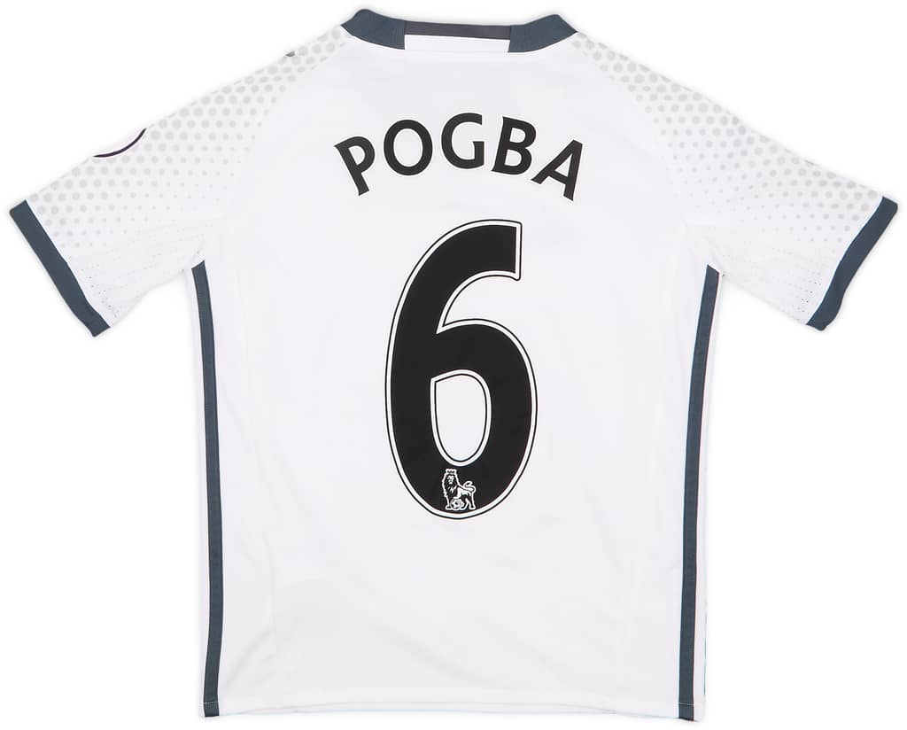 2016-17 Manchester United Third Shirt Pogba #6 - 7/10 - (S.Boys)