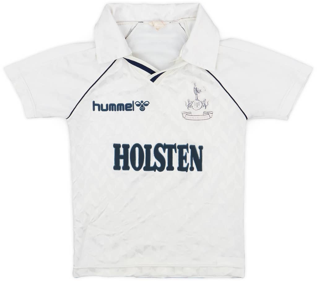 1987-89 Tottenham Home Shirt - 6/10 - (S.Boys)
