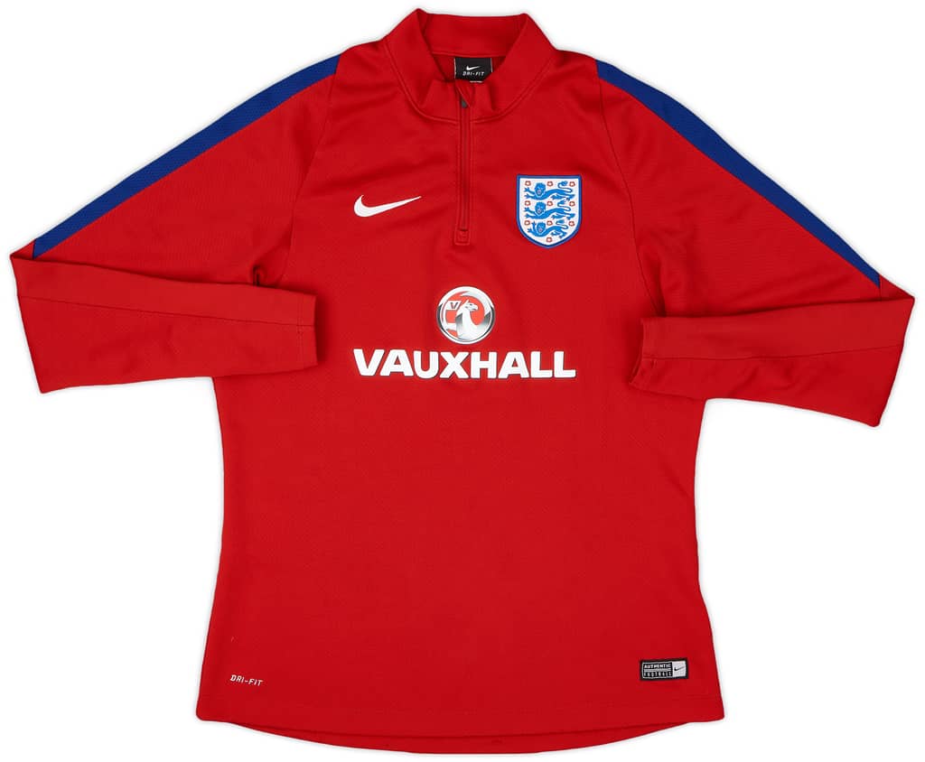 2016-17 England Nike 1/4 Zip Training Top - 9/10 - (Women's M)