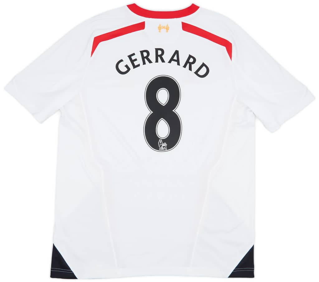 2013-14 Liverpool Away Shirt Gerrard #8 - 5/10 - (XL)