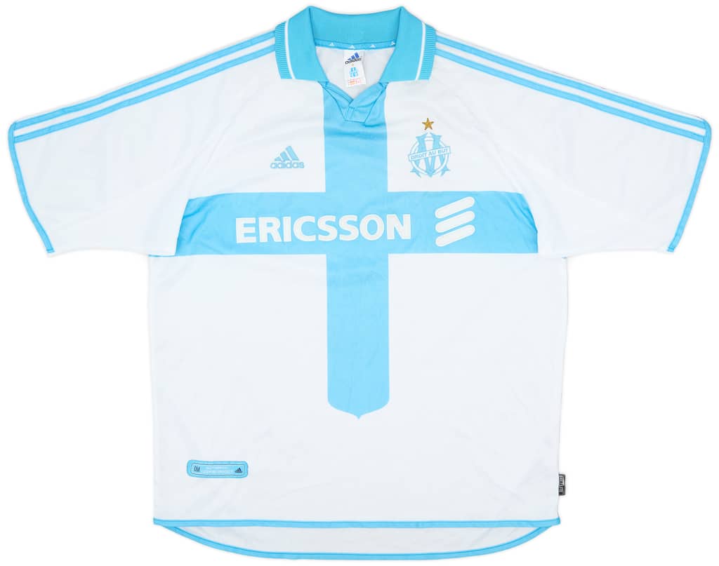 2000-01 Olympique Marseille Home Shirt - 7/10 - (XL)