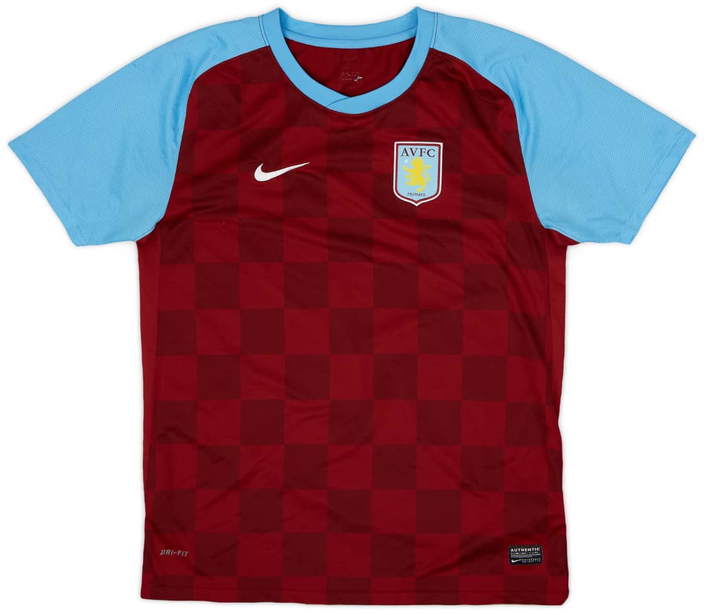 2011-12 Aston Villa Home Shirt - 6/10 - (XL.Boys)