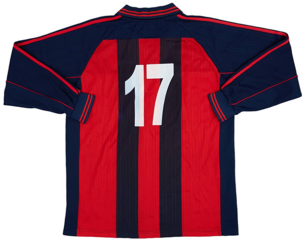 2002-03 Cosenza Home L/S Shirt #17 - 6/10 - (L)