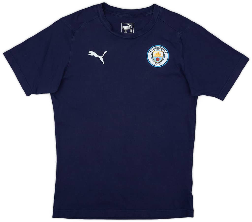 2019-20 Manchester City Puma Cotton Tee - 8/10 - (S)