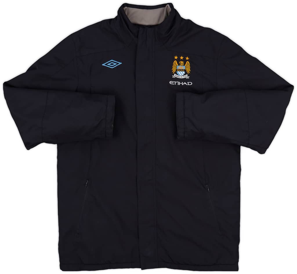2009-10 Manchester City Umbro Padded Bench Coat - 8/10 - (L)