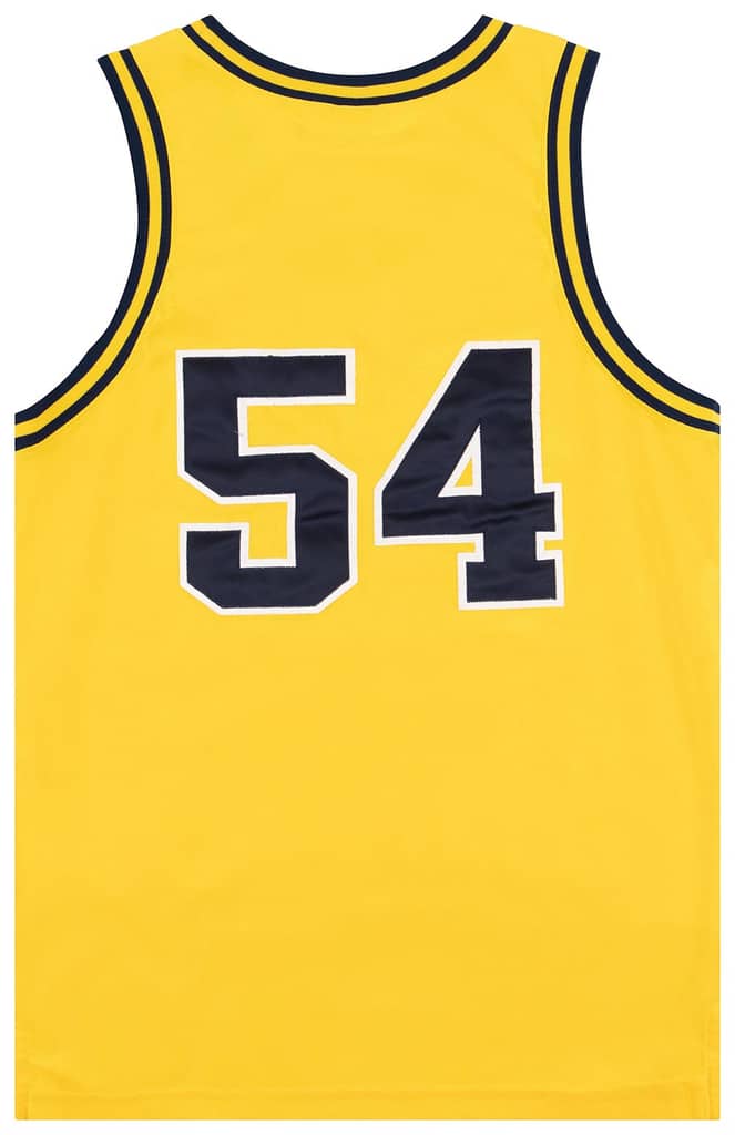 1996-98 Authentic Michigan Wolverines Traylor #54 Nike Jersey (Alternate) L