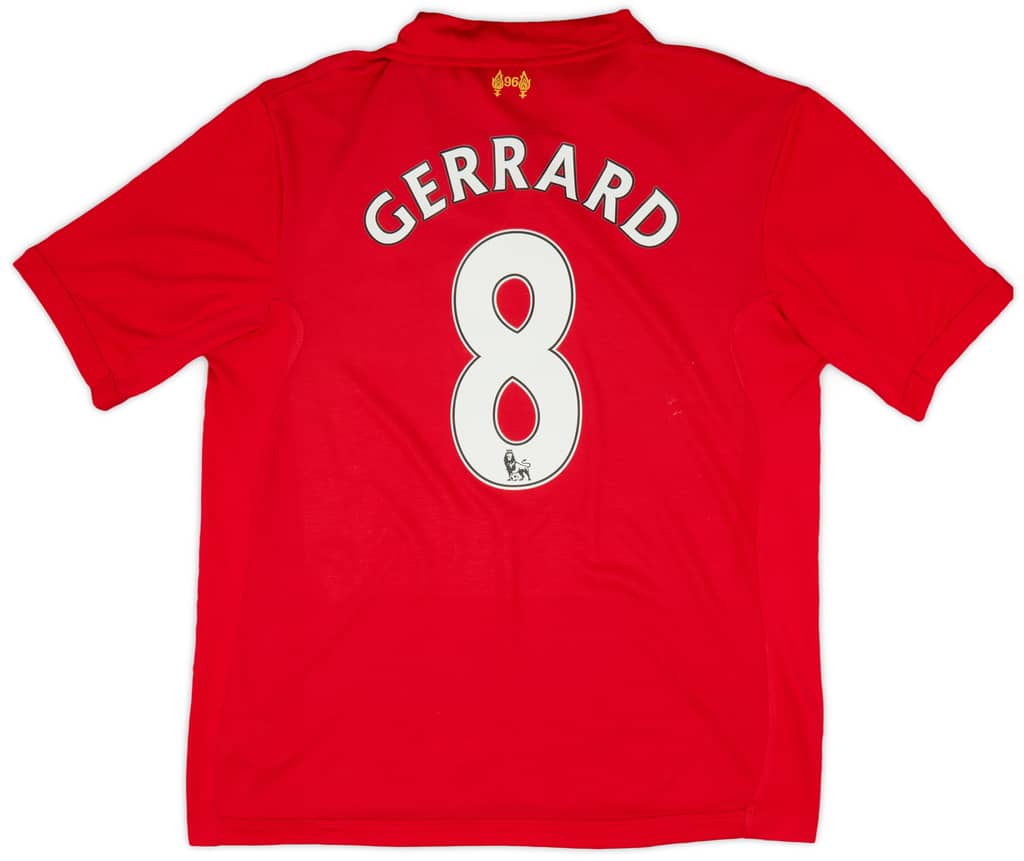 2012-13 Liverpool Home Shirt Gerrard #8 - 5/10 - (L)