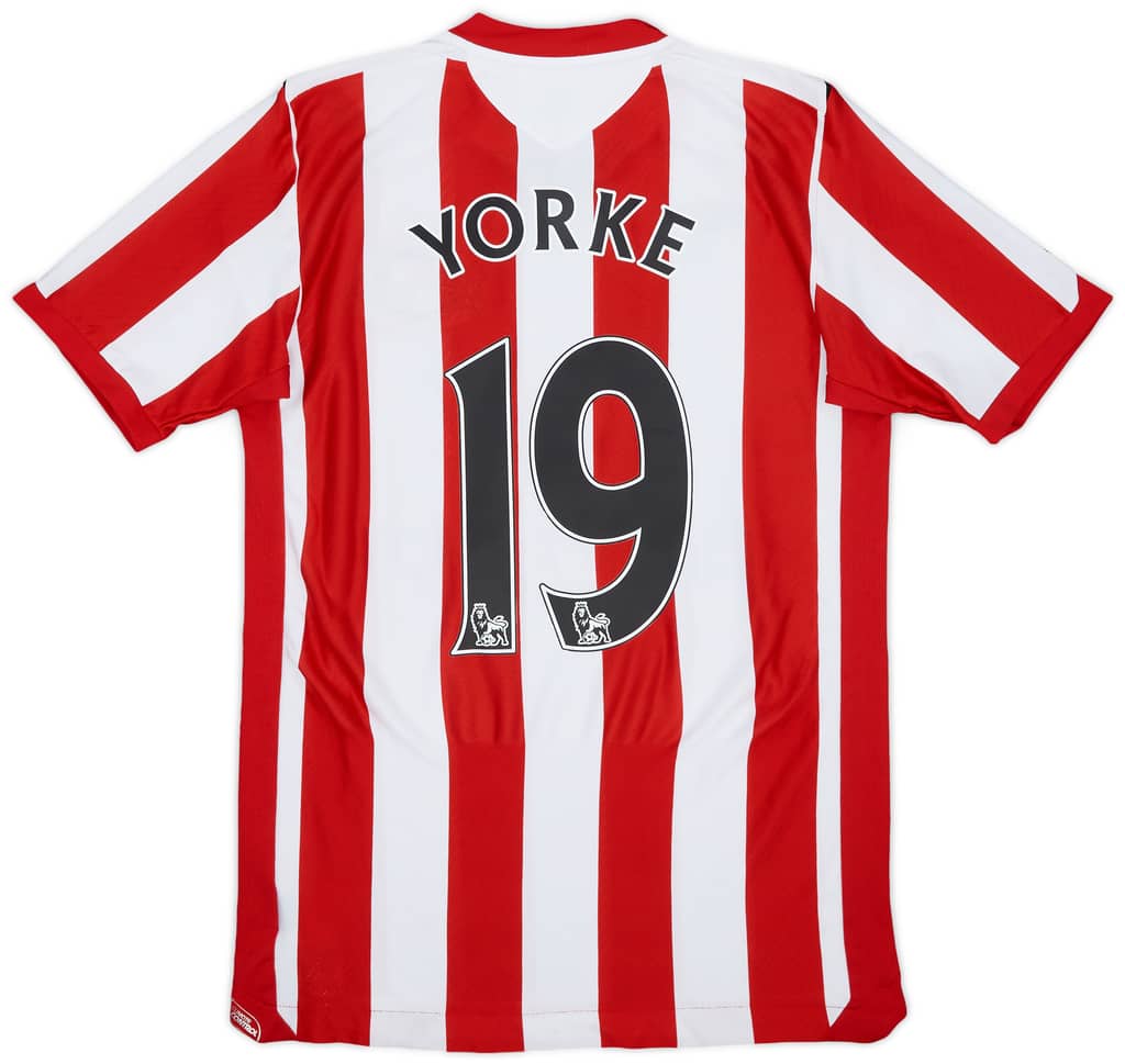 2008-09 Sunderland Home Shirt Yorke #19 - 8/10 - (S)