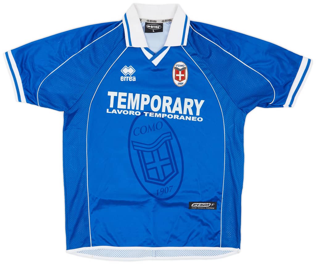 2002-03 Como Match Issue Home Shirt Corrent #29