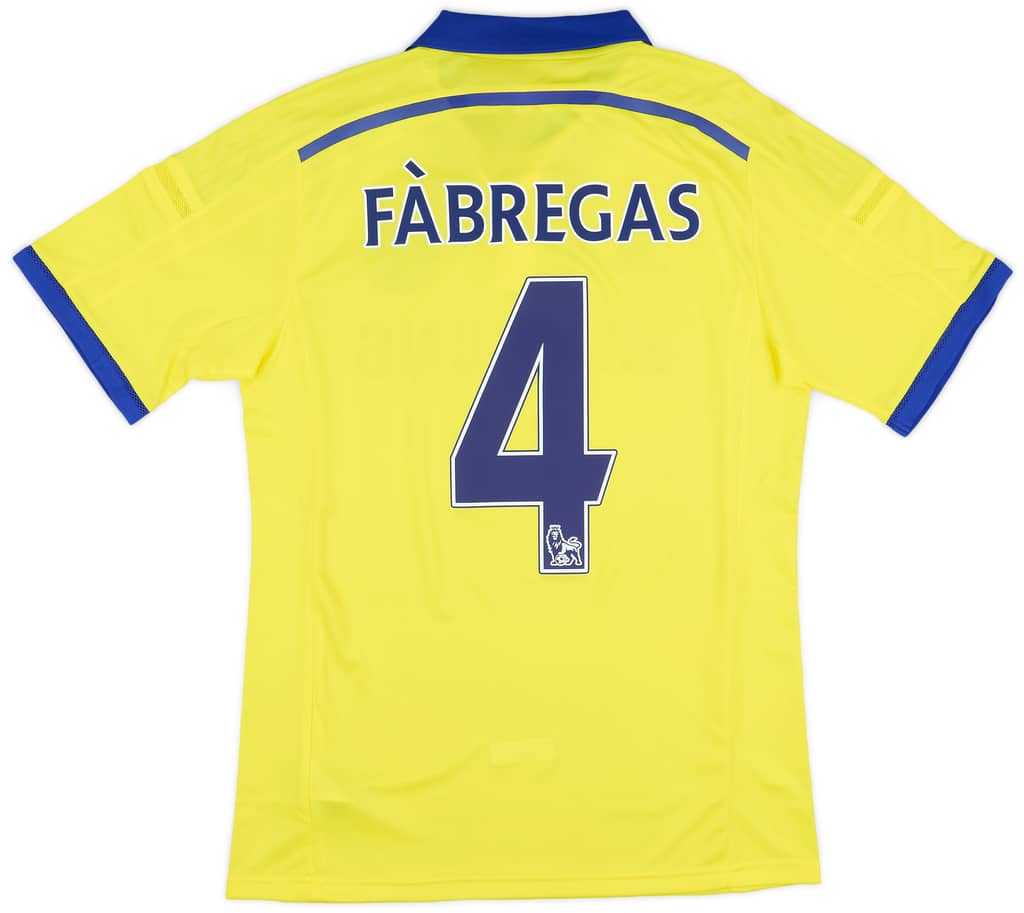 2014-15 Chelsea Player Issue Away Shirt Fabregas #4 (L)